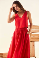 Saia Vermelho Bloody Mary