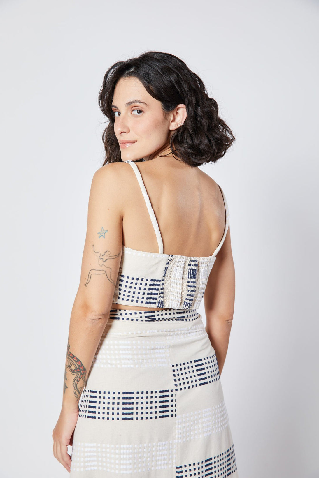 Cropped decote quadrado Eco