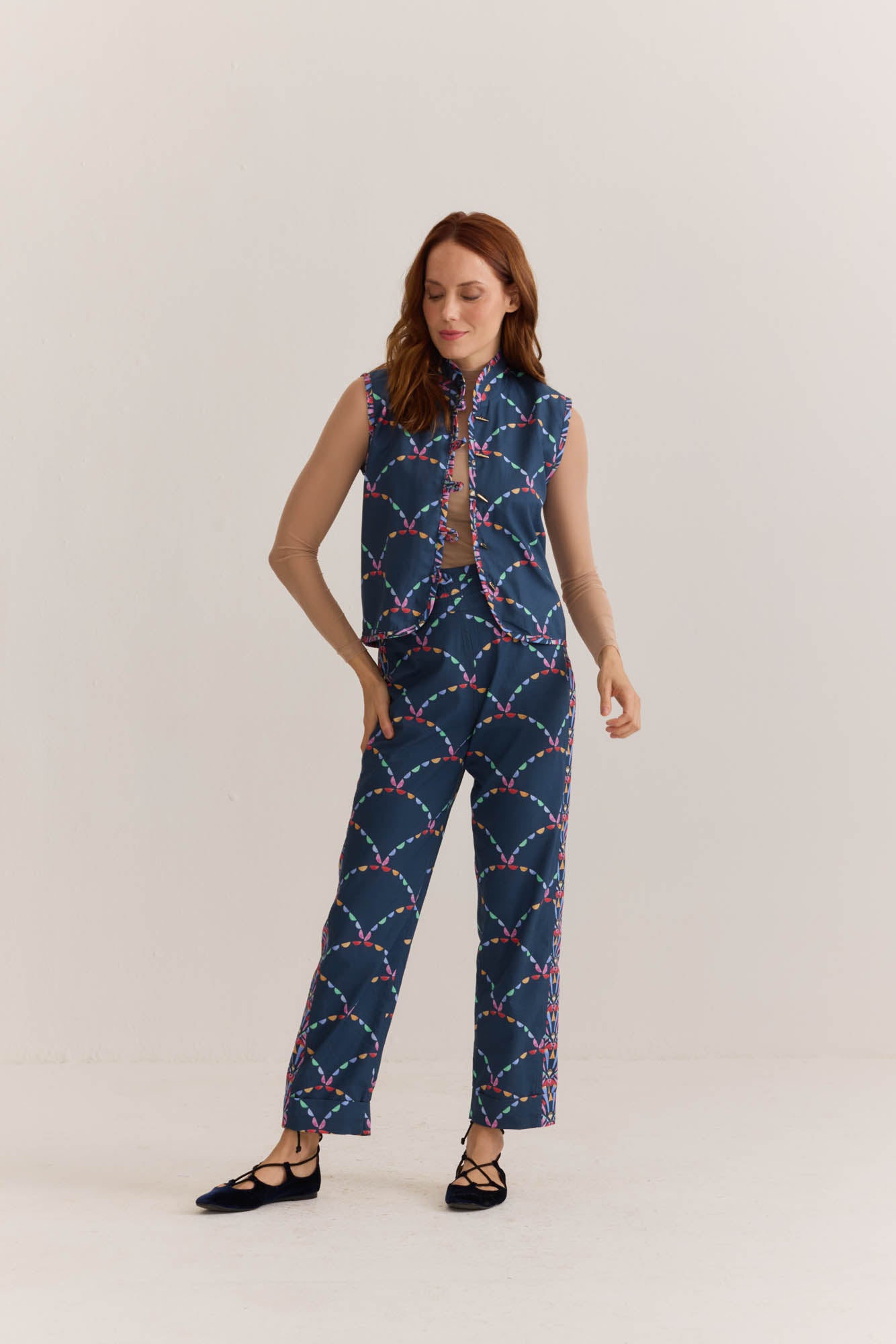 Blusa Colete Art Déco