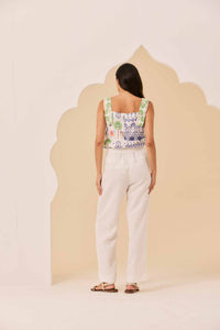 Calça Pala Branco Lótus