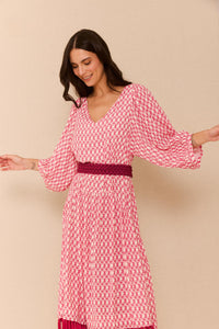 Vestido Franja Mix Trançado