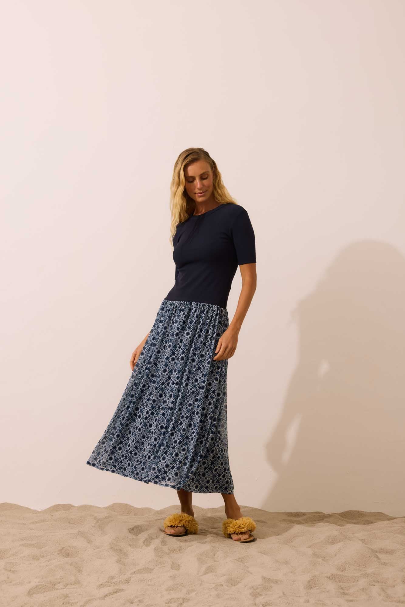 Vestido Mix Onda Solar