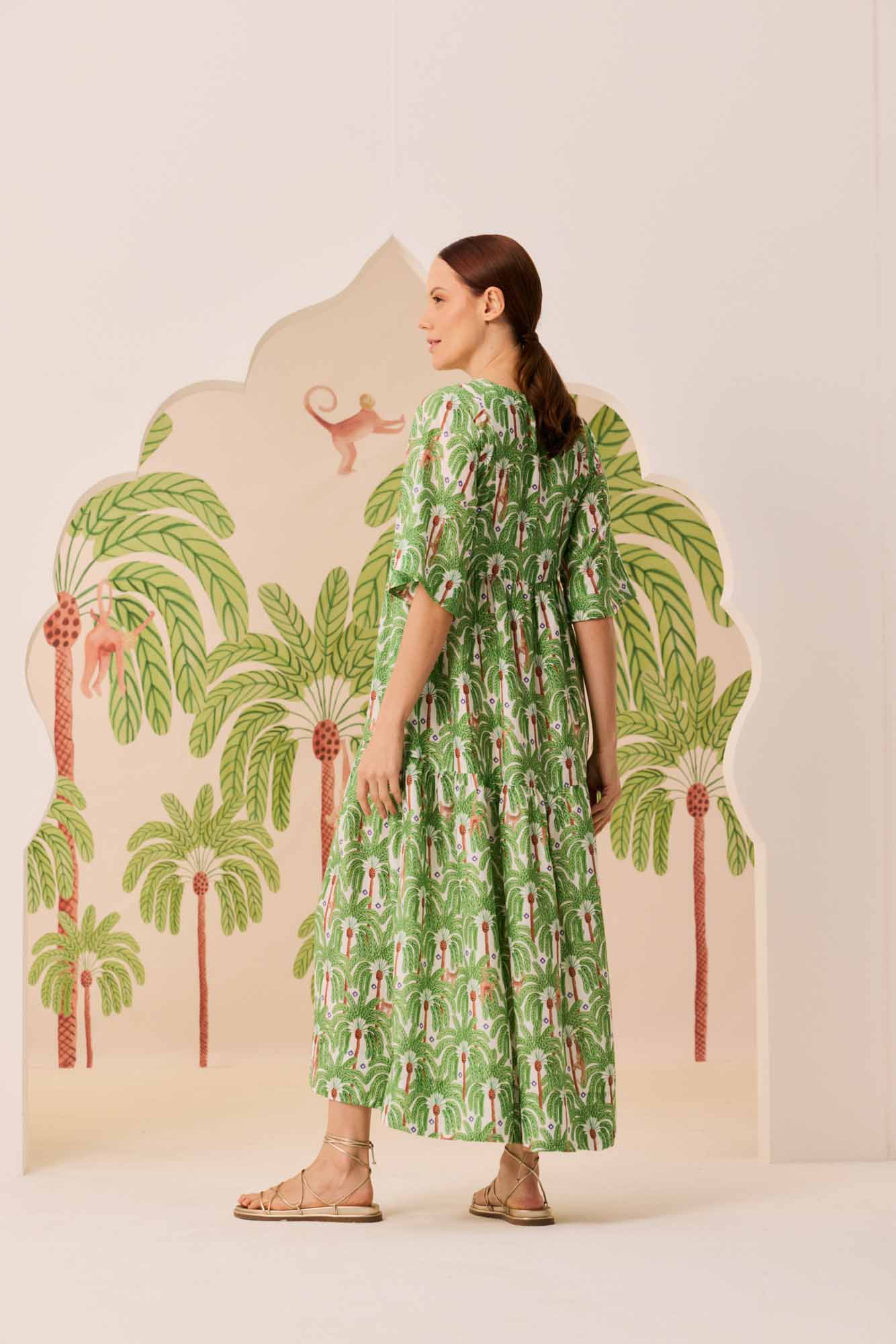 Vestido Decote V Coqueiral