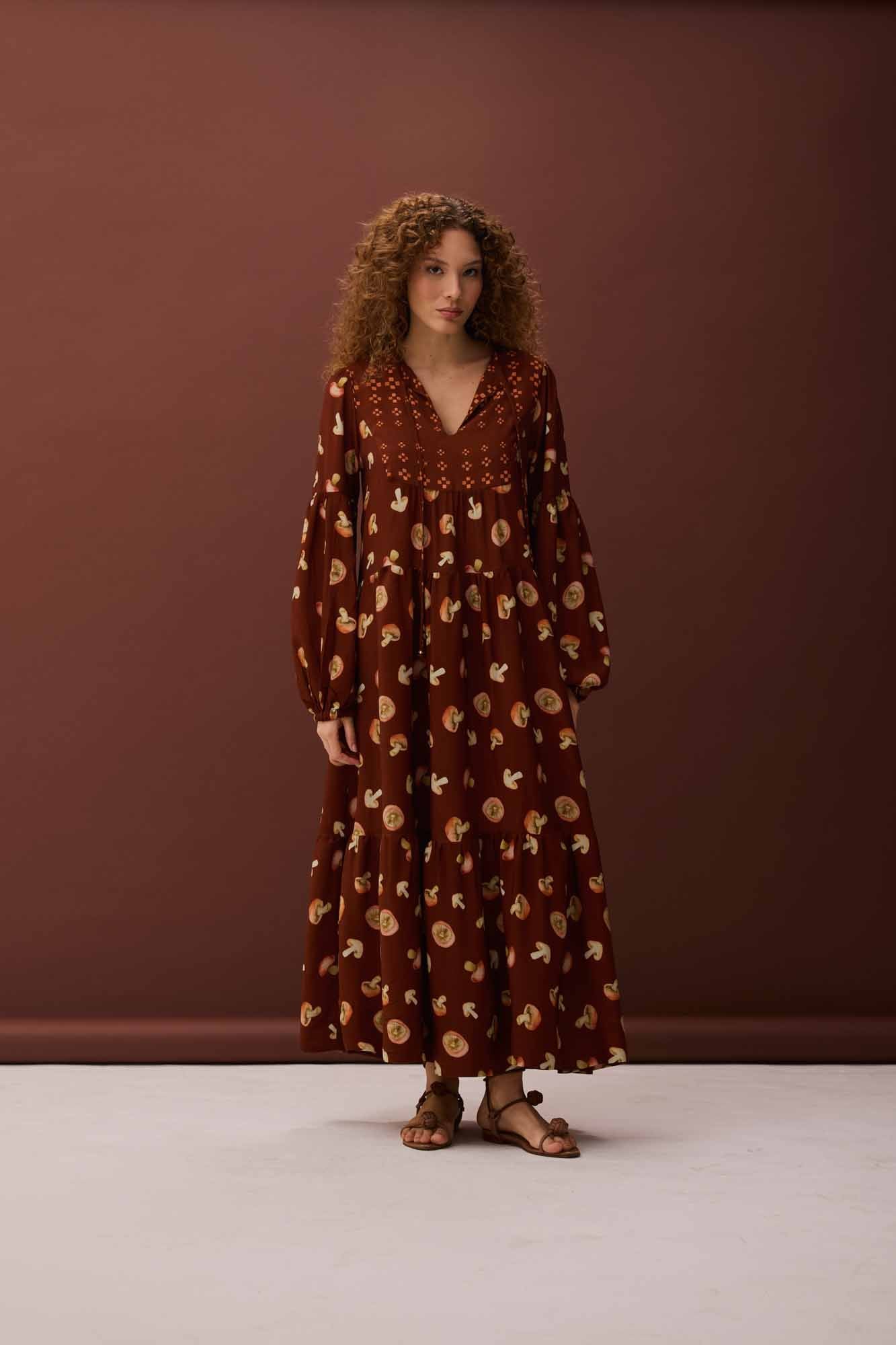 Vestido Mix Funghi