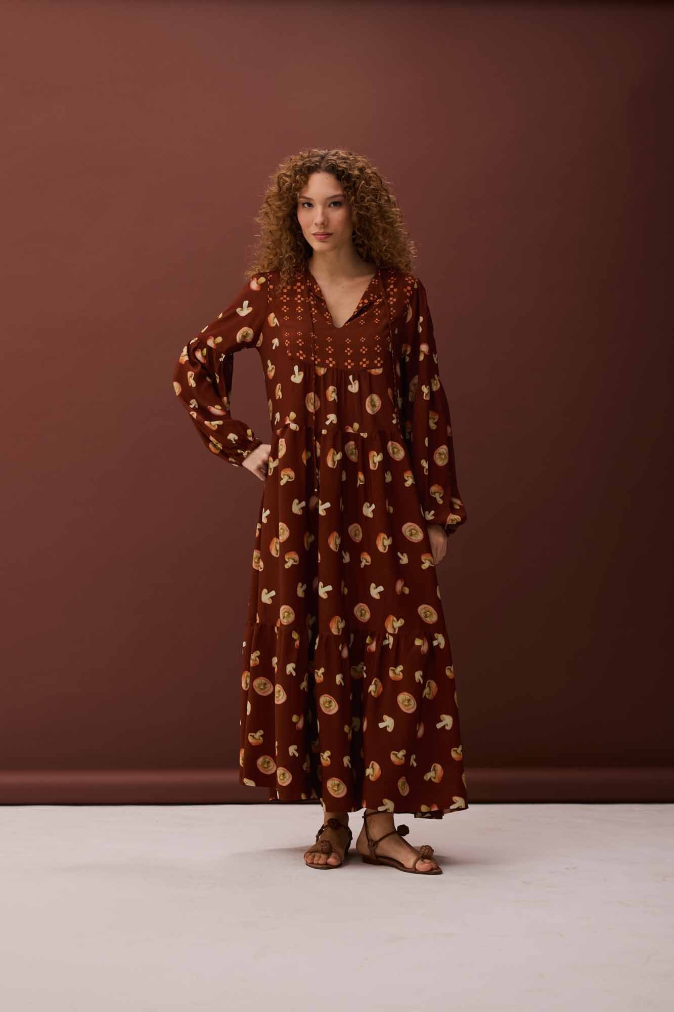 Vestido Mix Funghi