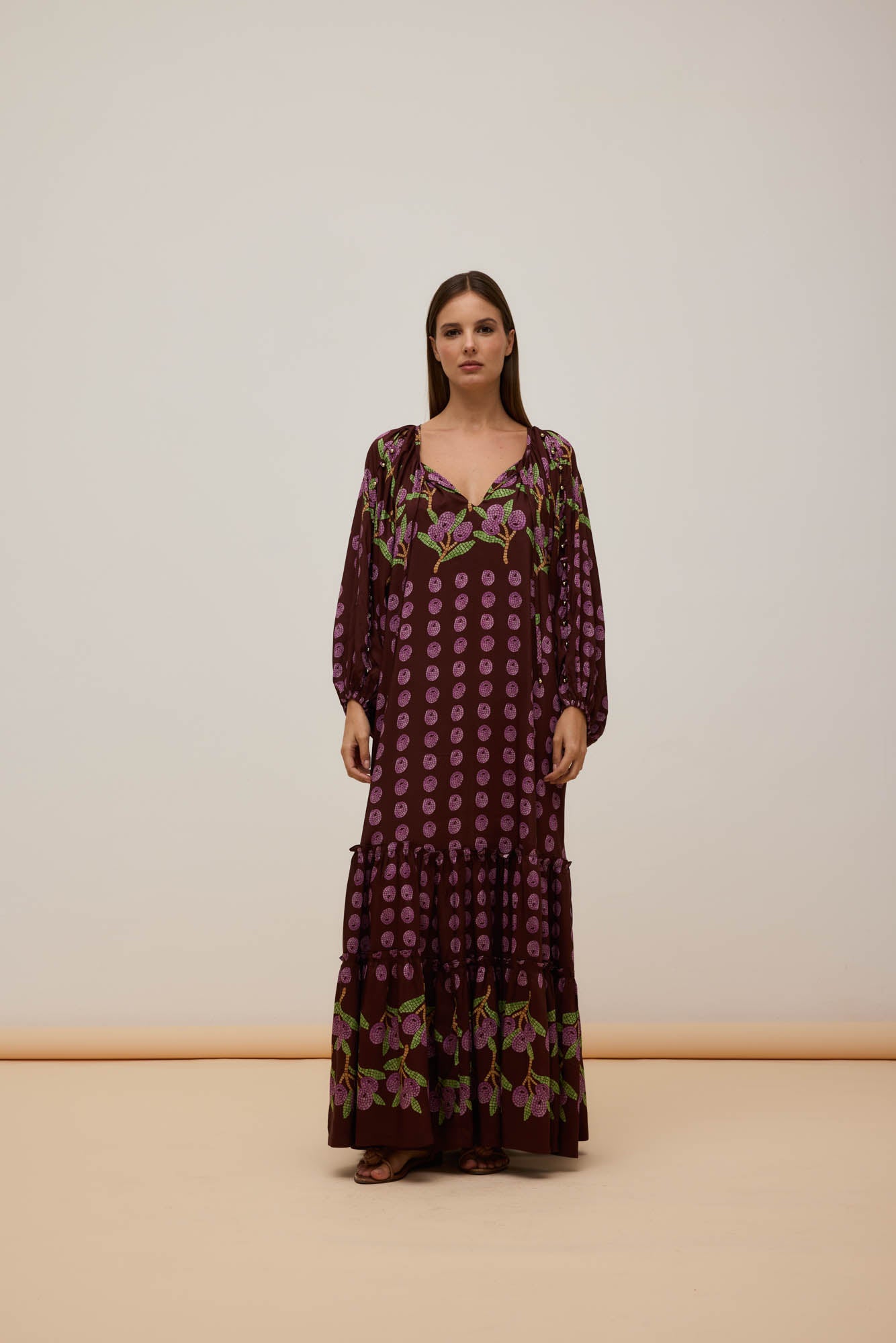 Vestido Maxi Oliva