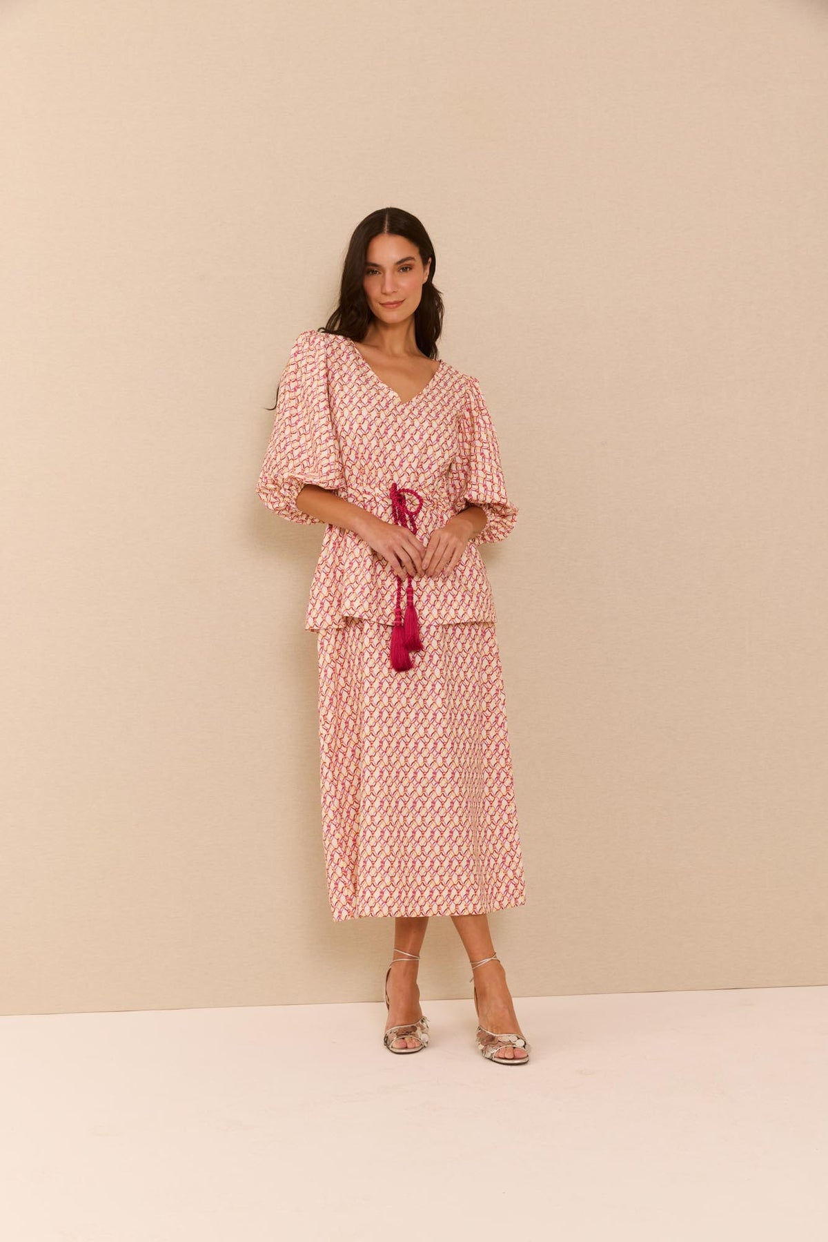 Vestido Saia Macramê