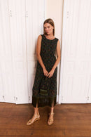 Vestido Franja Jardim Noturno