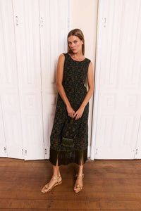 Vestido Franja Jardim Noturno