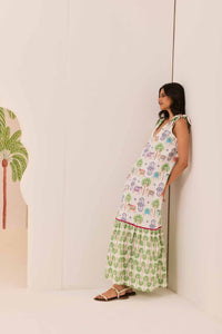 Vestido Nó Mix Índia