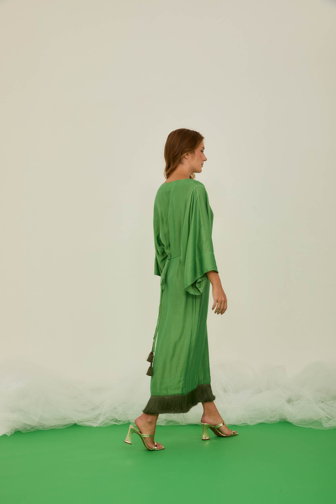 Vestido Verde Raízes