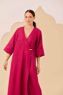 Vestido Rosa Hibisco