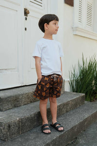 Short Infantil Sarja Onça Pintada