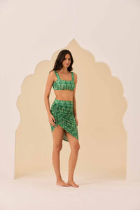 Saia Beachwear Coqueiral Verde