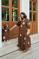 Vestido MG Bufante Onça Floral