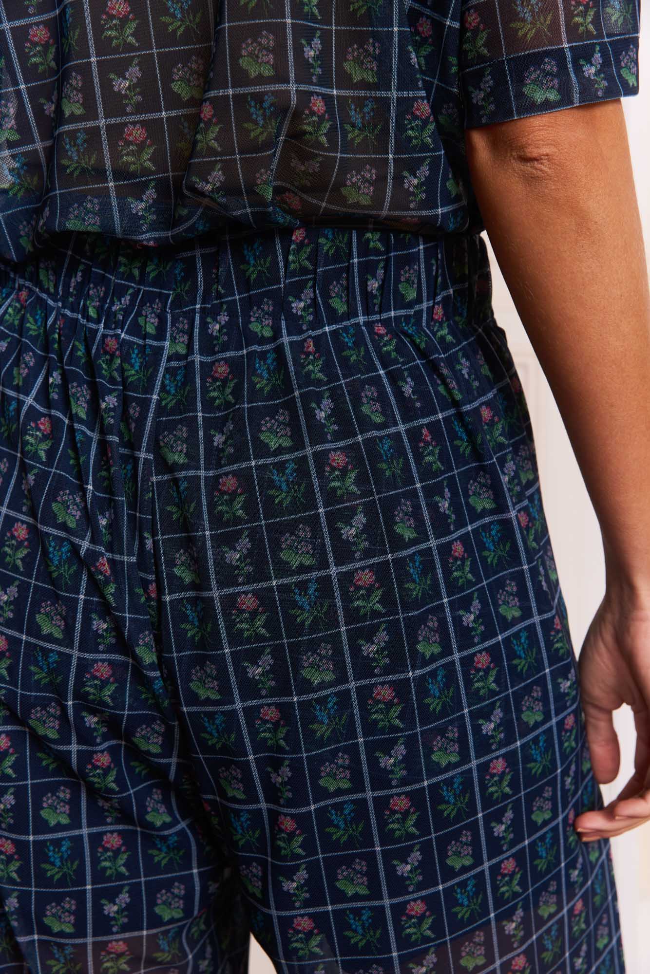 Calça Tule Ponto Cruz