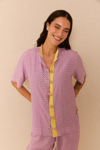 Camisa Gola Padre Mix Trançado