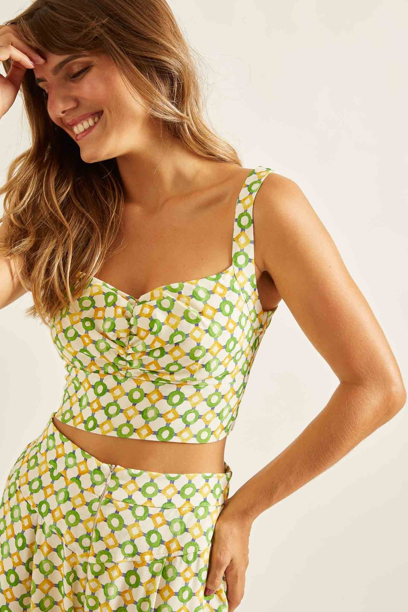 Cropped Franzido Cobogó