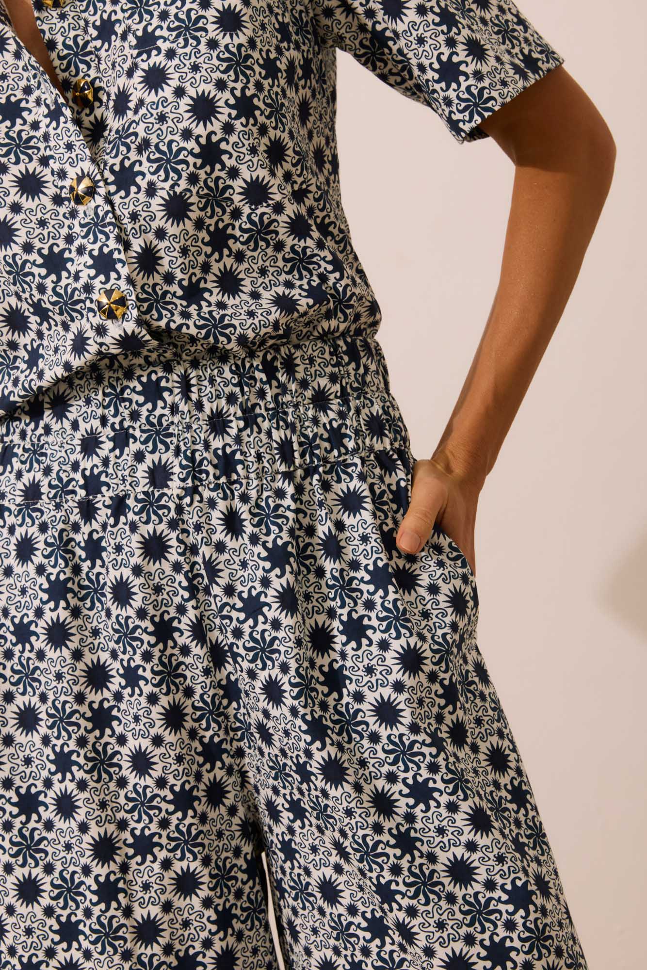 Calça Maxi Onda Solar