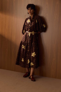 Vestido MG Bufante Onça Floral