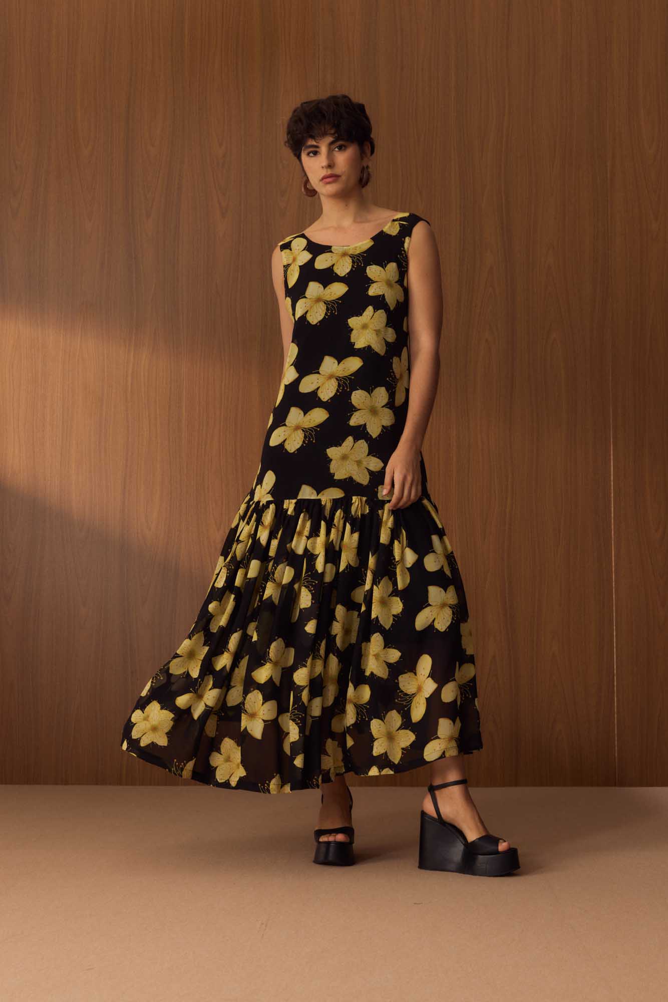 Vestido Babado Jabuticabeira