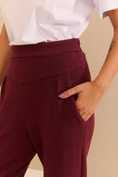 Calça Malha Bordô