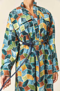 Cinto Fivela Irregular Azul