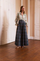 Vestido Recorte Ponto Cruz