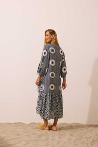 Vestido Babado Onda Solar