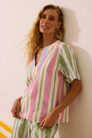 Blusa Decote V Tendas