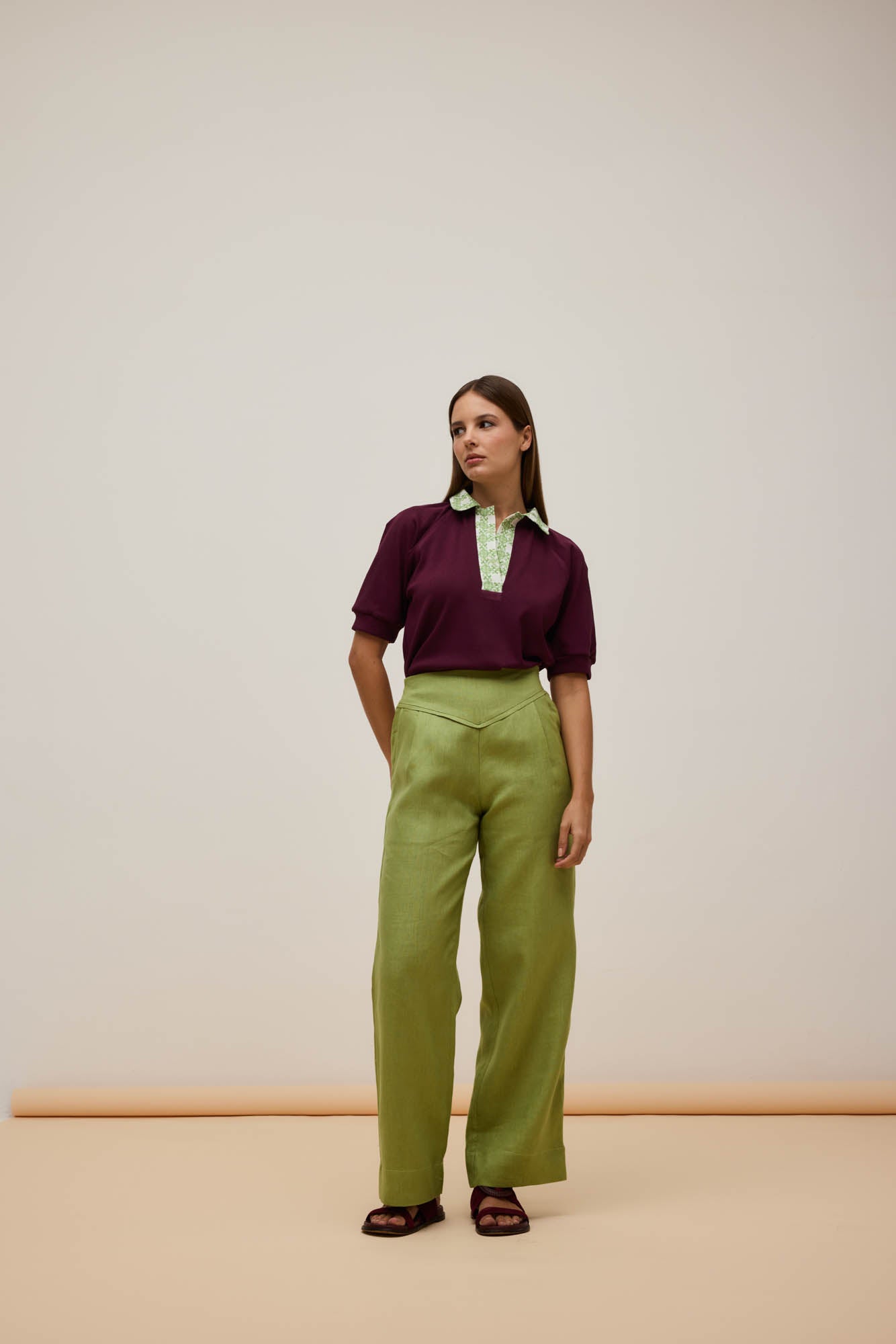 Calça Pala Verde Oliveira