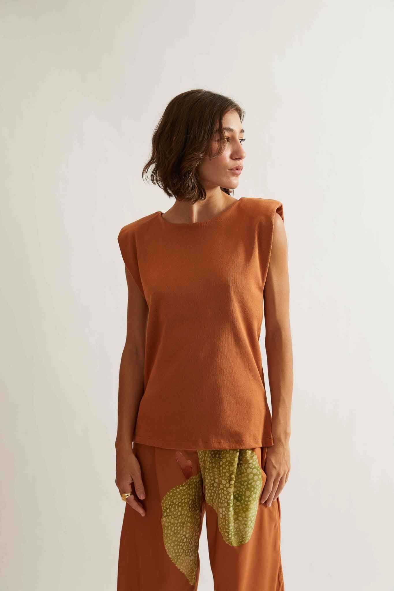 Muscle Tee Marrom Jaca