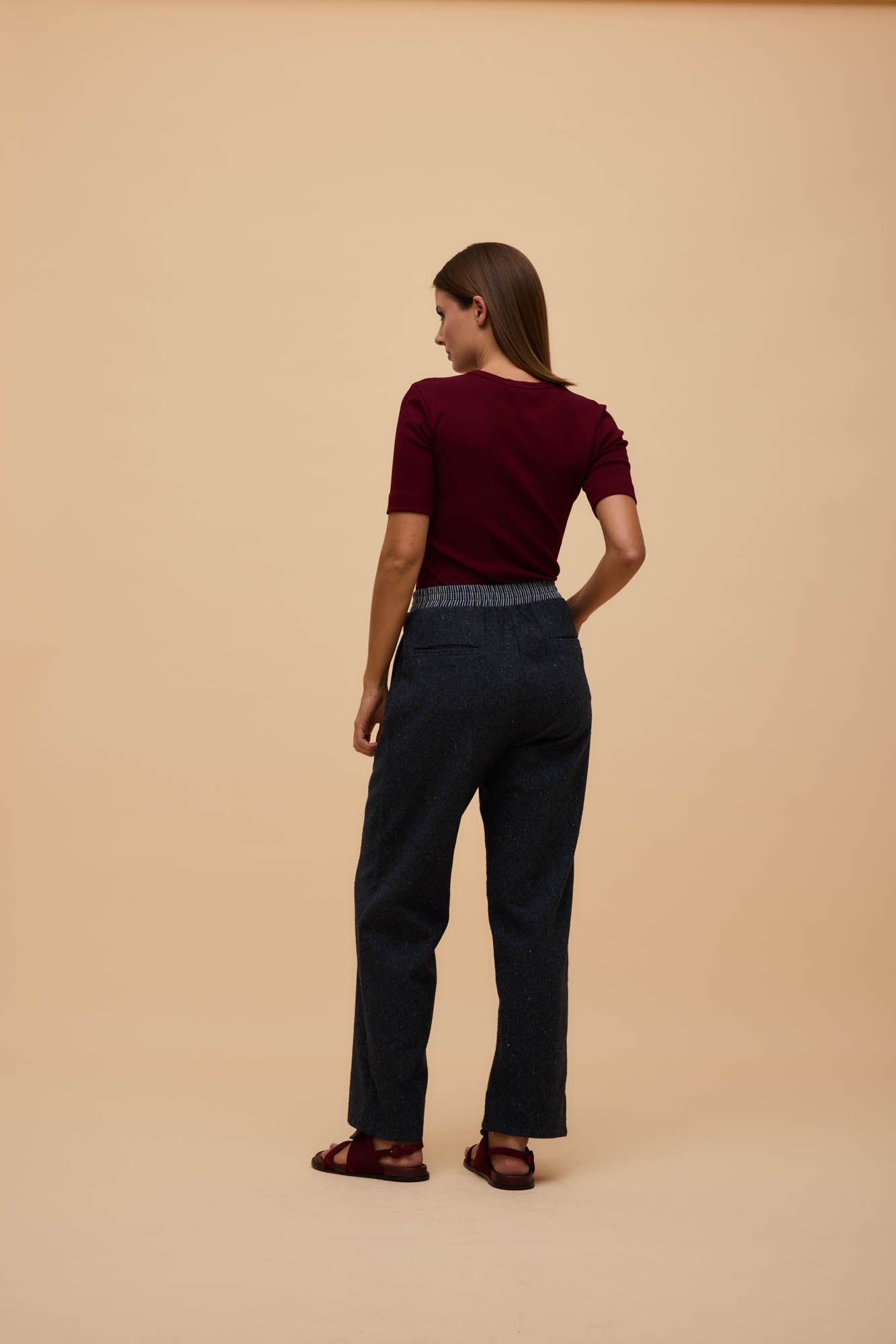 Calça Alfaiataria Algodão Jeans