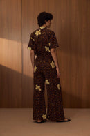 Calça Pantalona Onça Floral