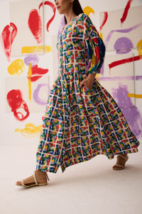Vestido Gili Quadros