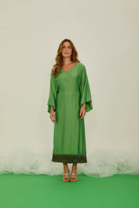 Vestido Verde Raízes