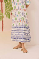 Vestido Barrado Mix Índia