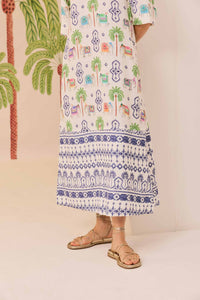 Vestido Barrado Mix Índia