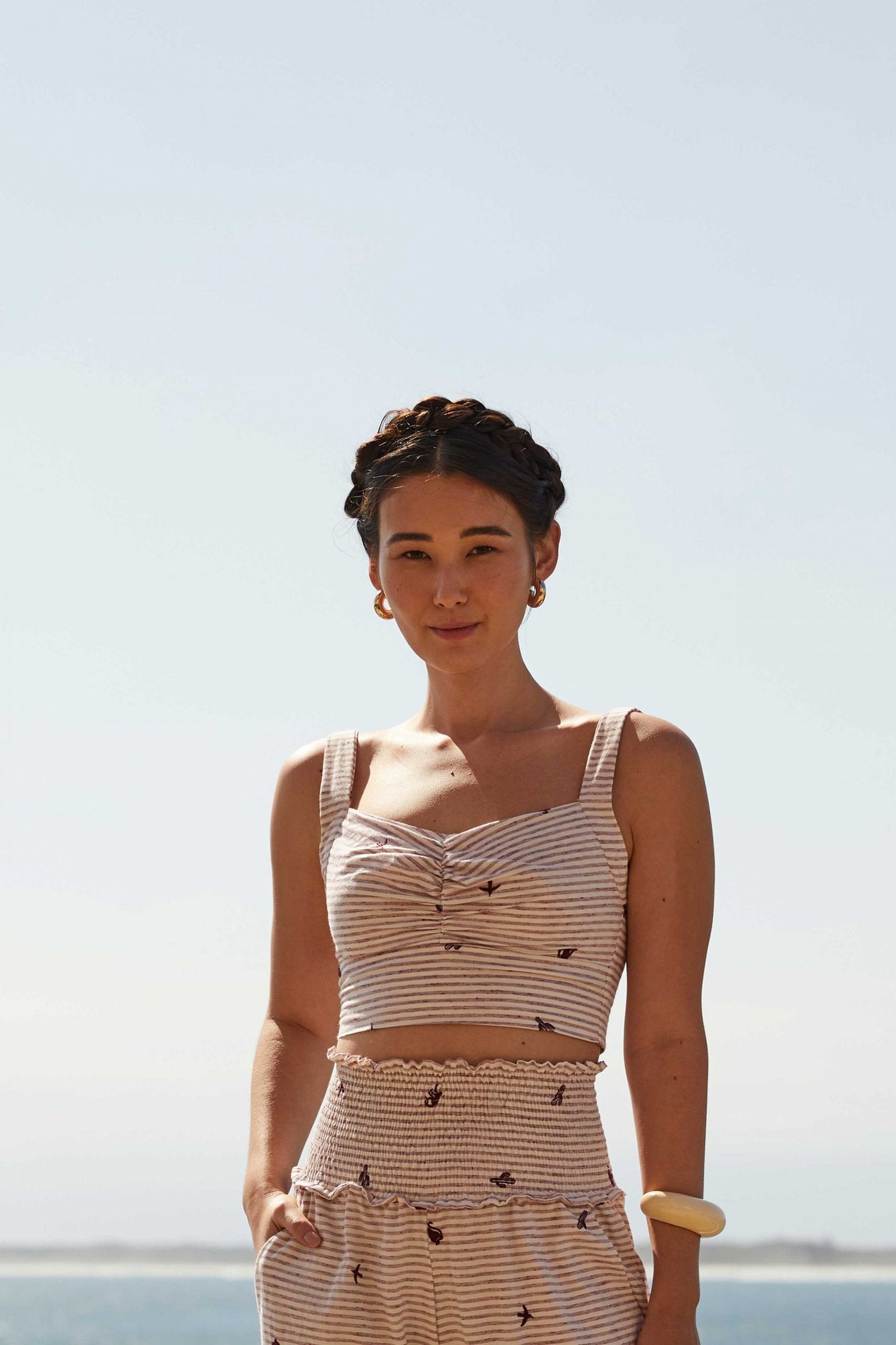 Cropped bordado Frida