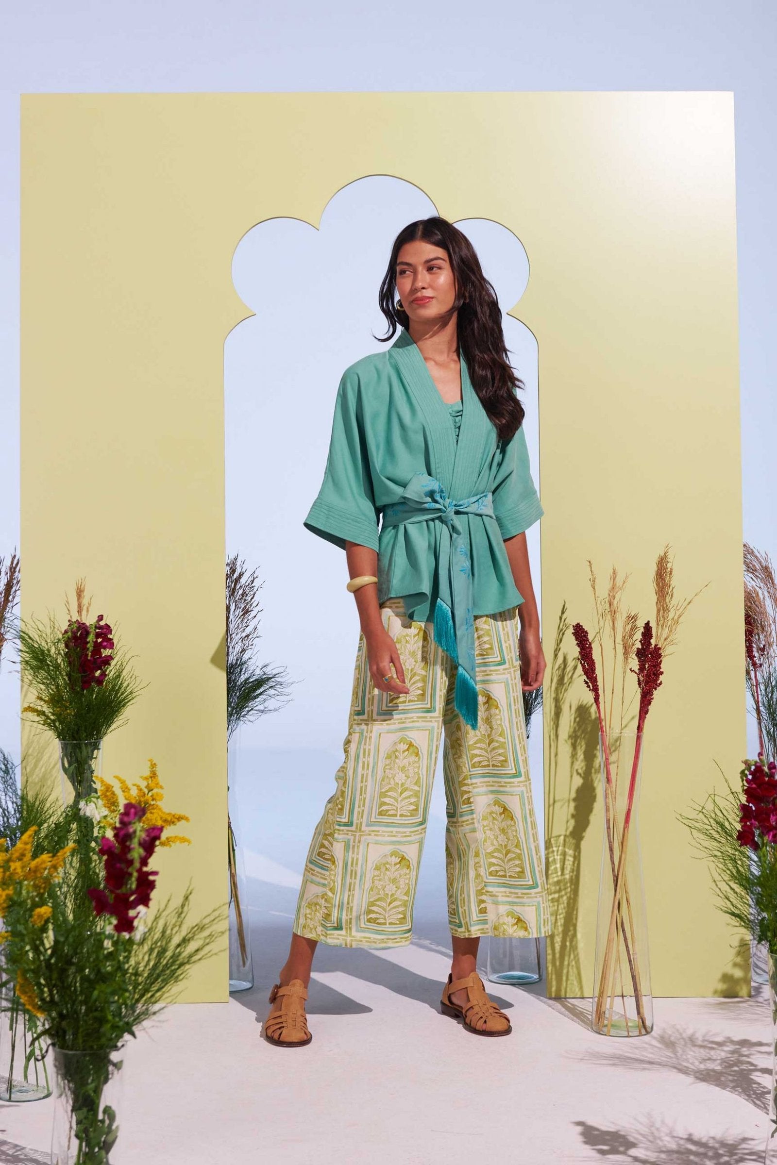 Kimono Turquesa