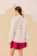 Camisa Branco Lótus