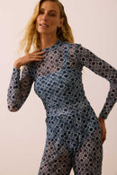 Blusa Tule Onda Solar