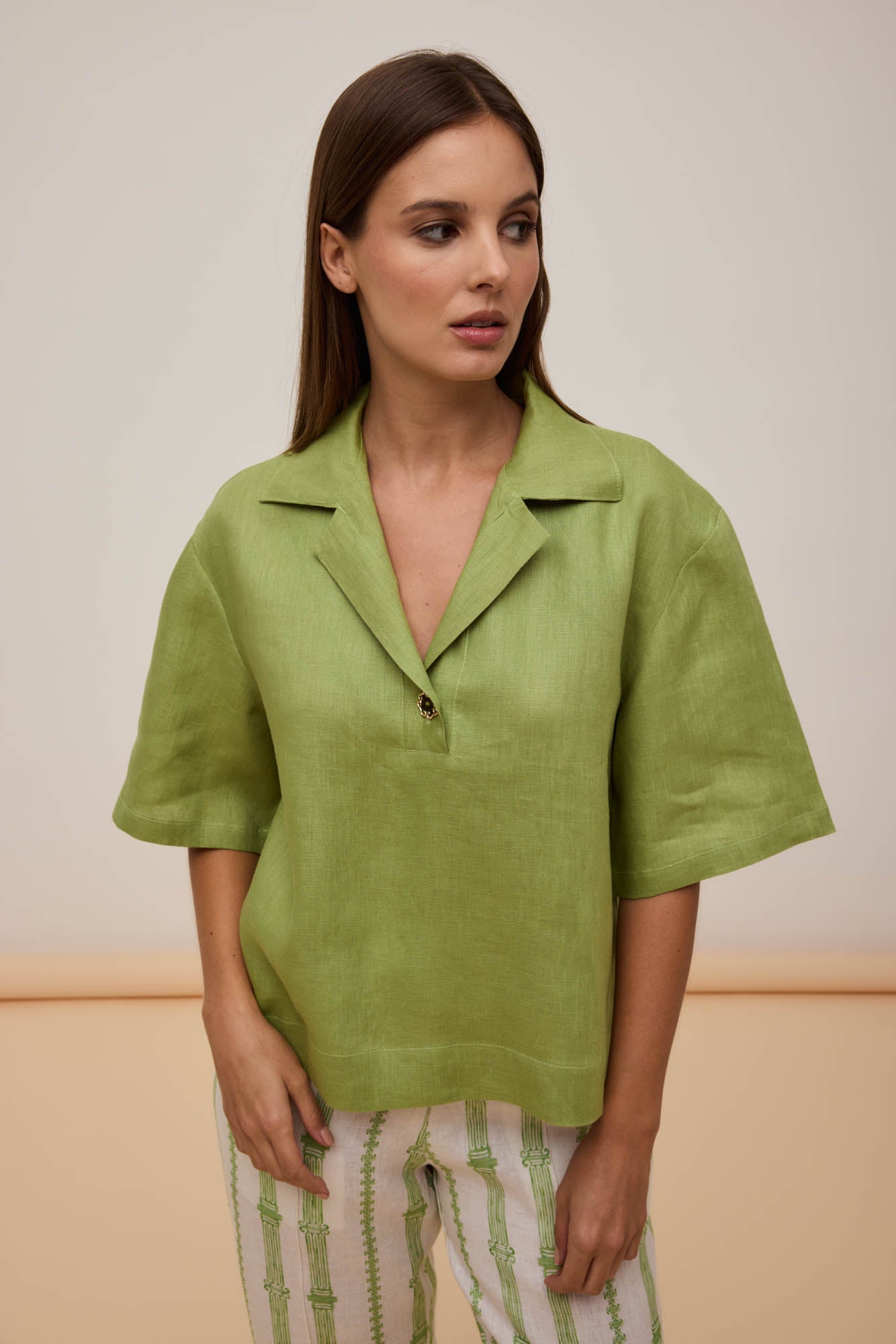 Blusa Gola Verde Oliveira