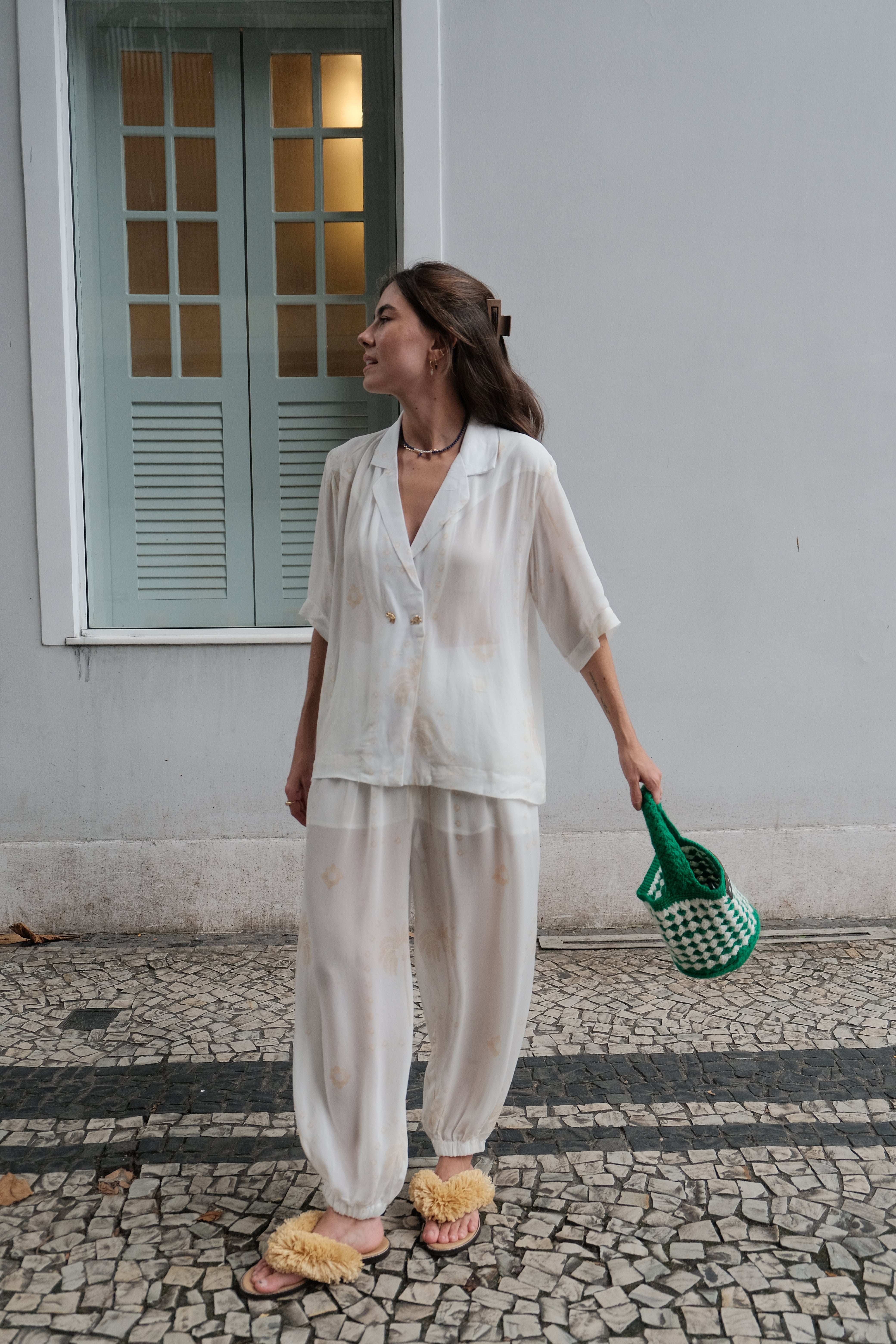 Camisa Transpasse Shanti + Calça Aladim Shanti