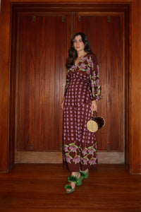 Vestido Pala Babado Oliva