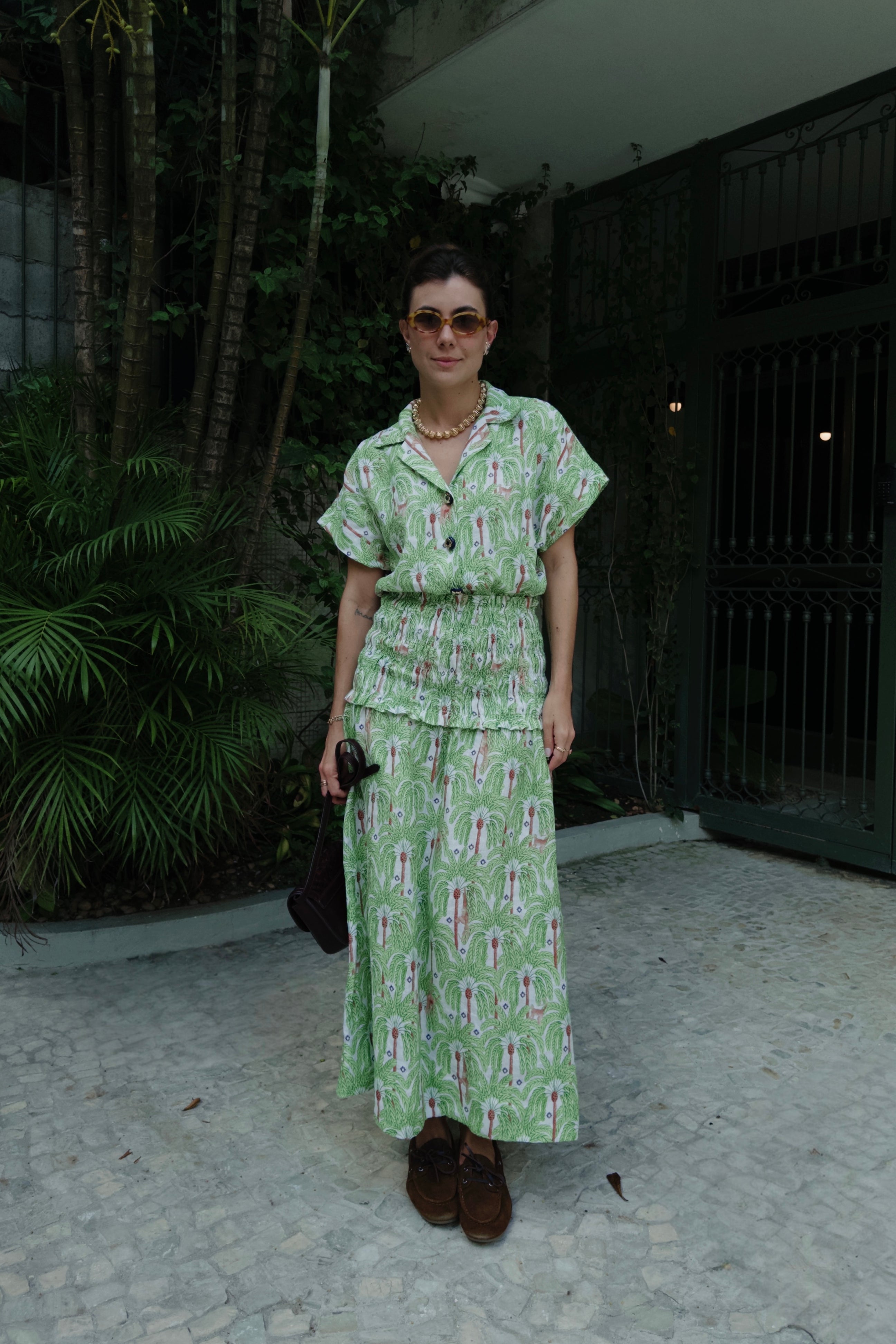 Vestido Pala Lastex Coqueiral