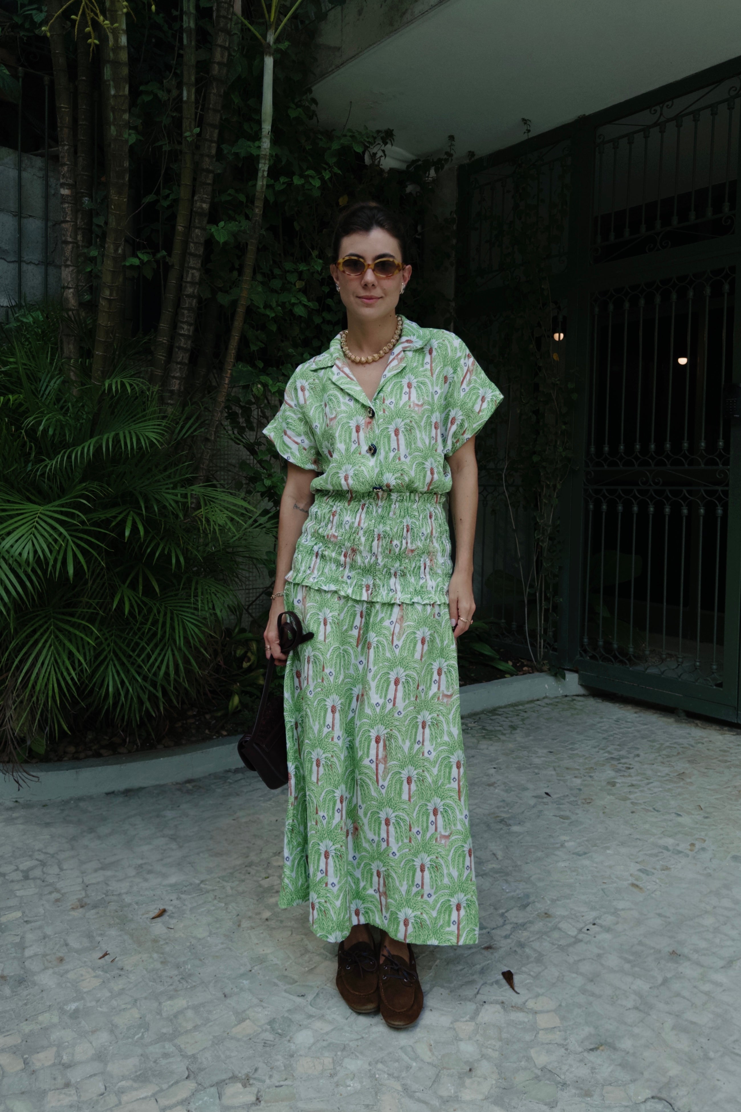 Vestido Pala Lastex Coqueiral