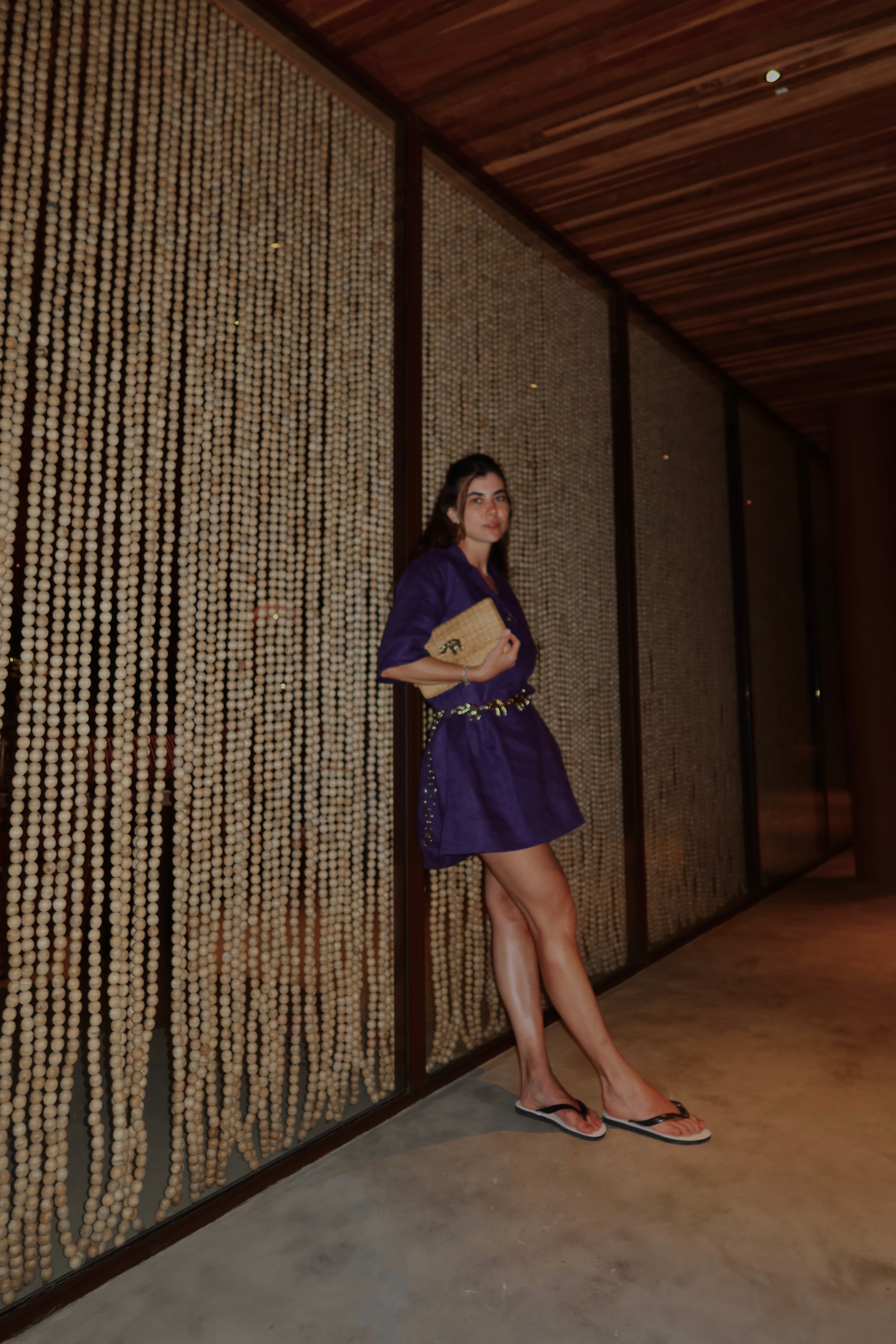 Vestido Camiseta Azul Índigo