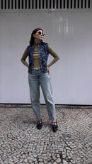 Blusa Colete Art Déco