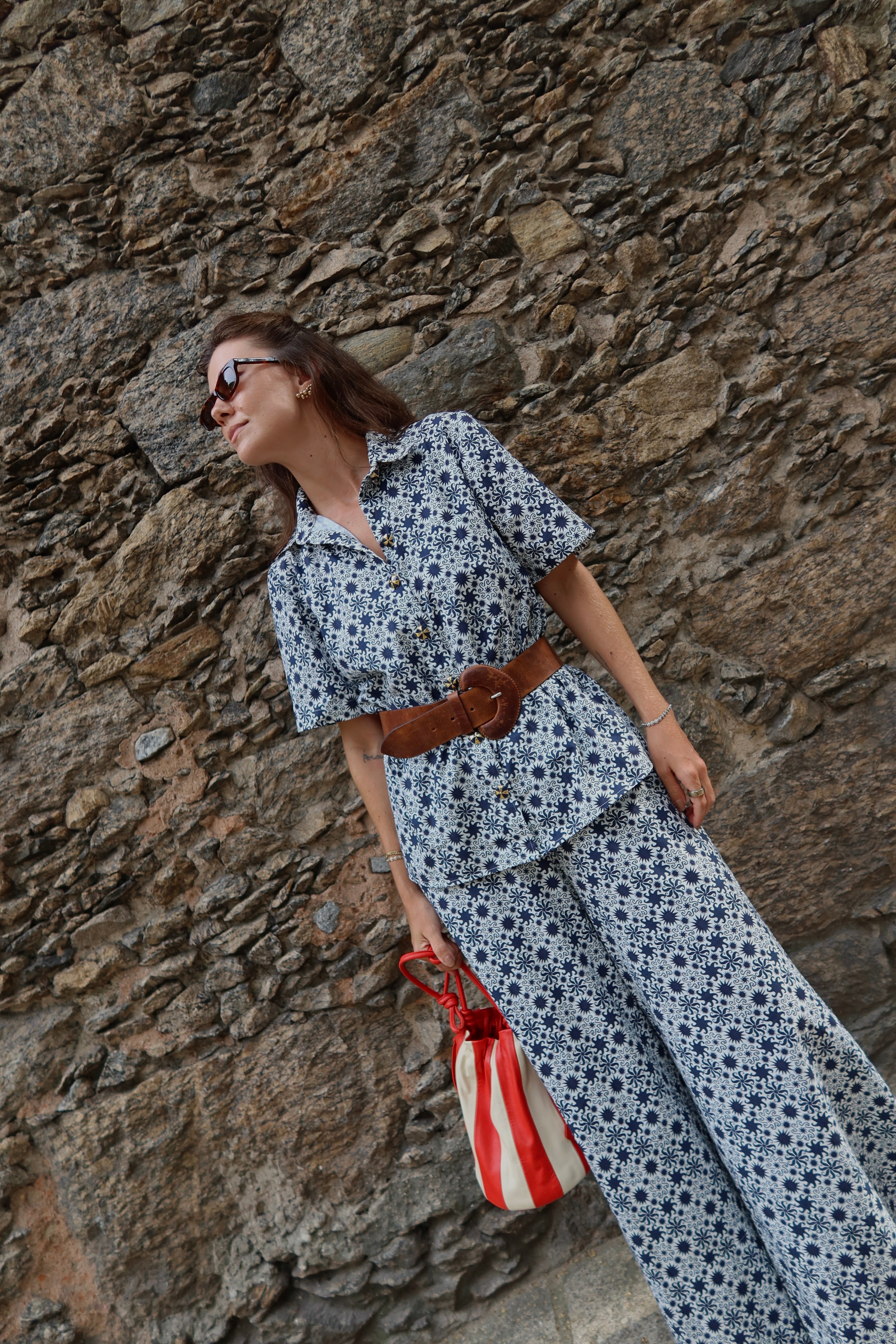 Camisa Amor + Calça Maxi Onda Solar